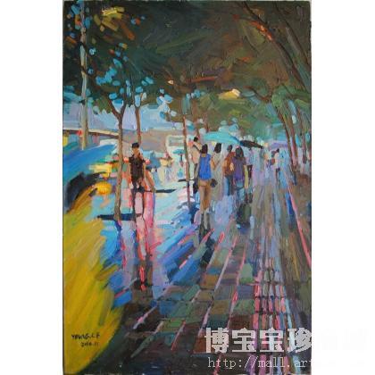 杨陆峰 雨中系列之六[艺术·新生] 类别: 西画雕塑YH散场区